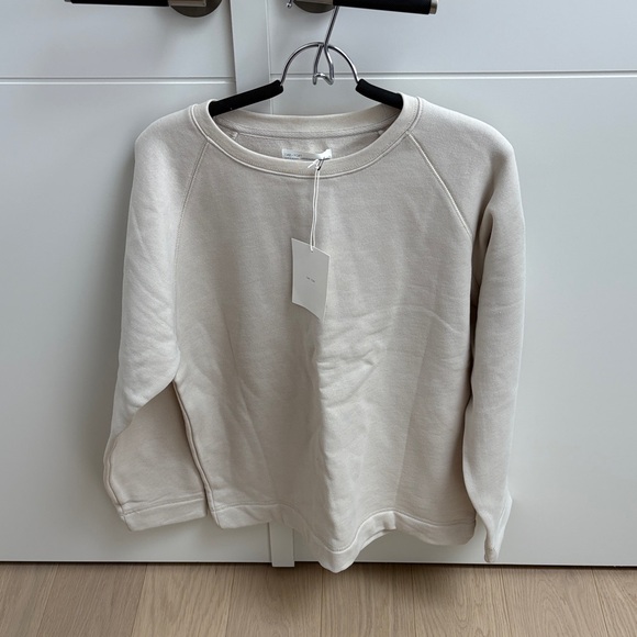 OAK + FORT Sweaters - OAK + FORT Beige Sweatshirt